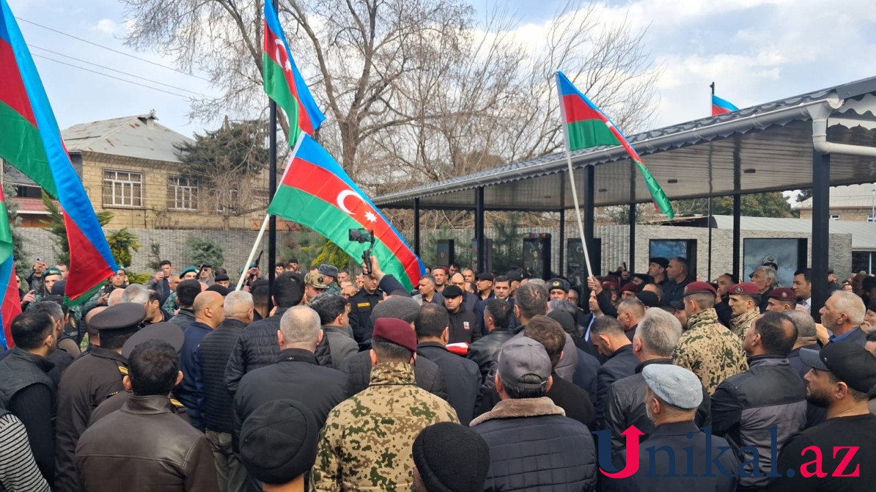 Daha bir itkin-şəhid dəfn edildi - FOTOLAR