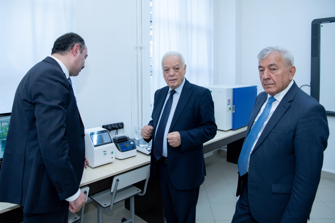 Rektor BMU-da laboratoriyanın açılışında iştirak edib - FOTOLAR