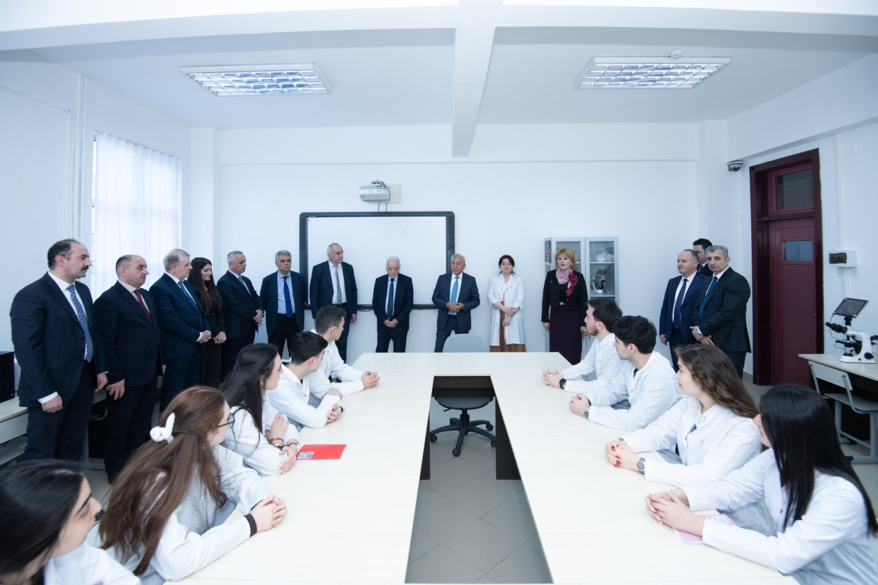 Rektor BMU-da laboratoriyanın açılışında iştirak edib - FOTOLAR