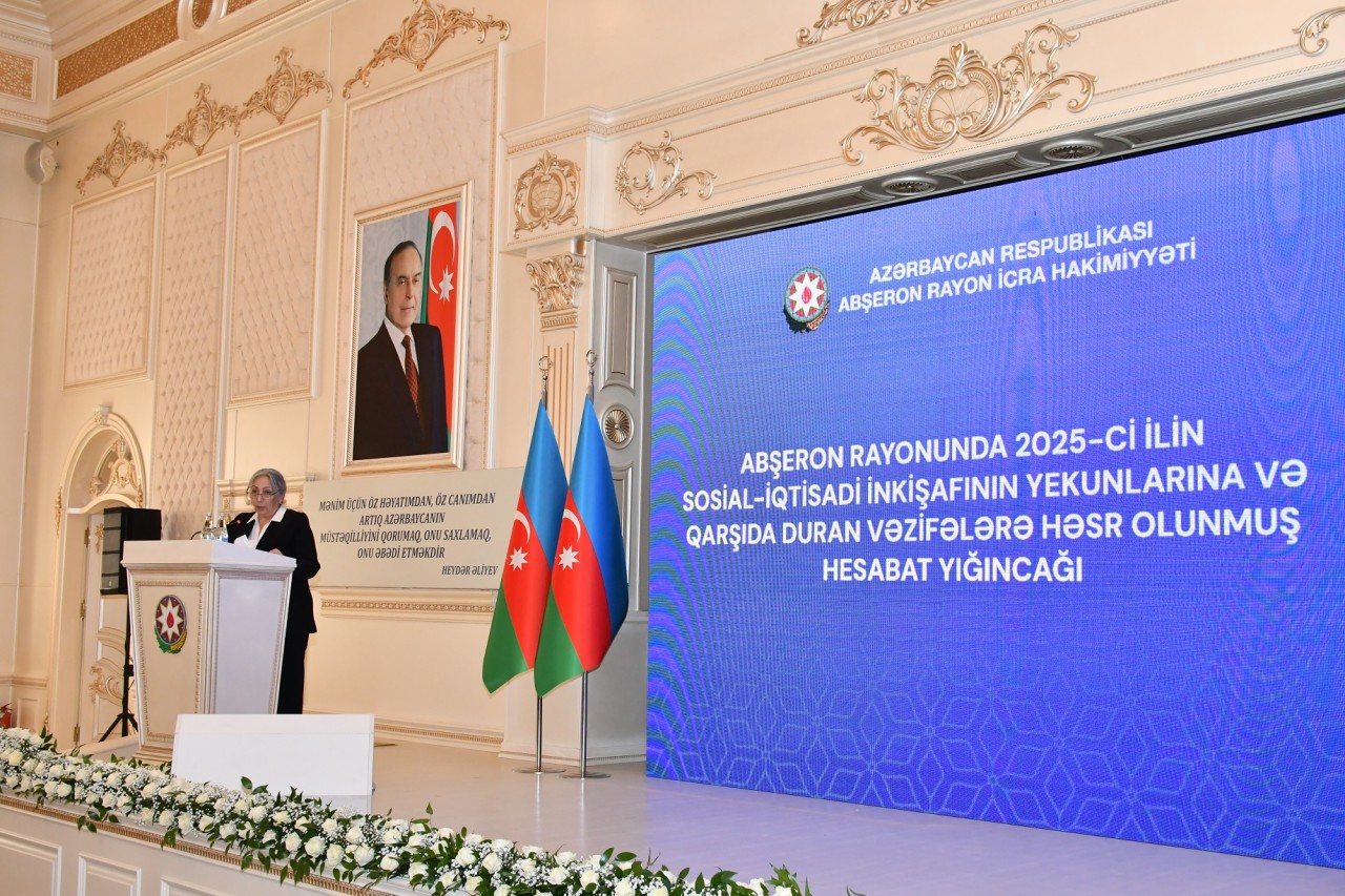 Abşeronda hesabat yığıncağı keçirildi - FOTOLAR