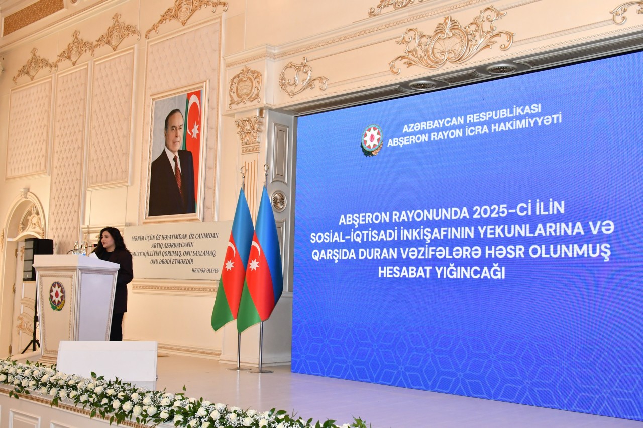 Abşeronda hesabat yığıncağı keçirildi - FOTOLAR