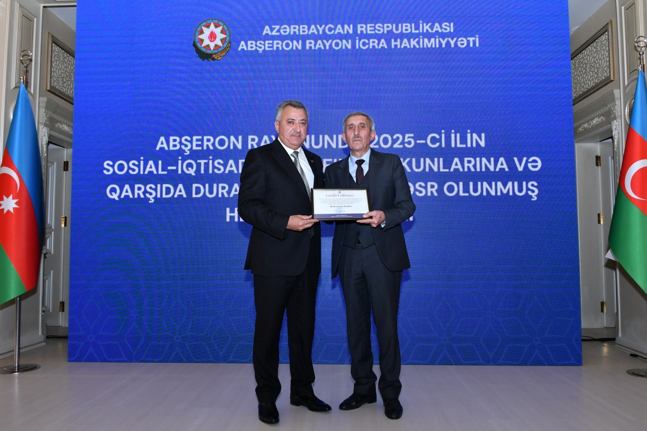 Abşeronda hesabat yığıncağı keçirildi - FOTOLAR