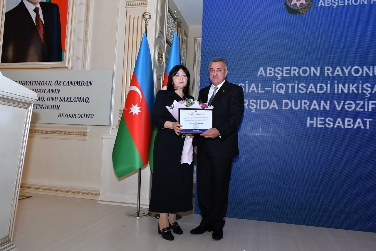 Abşeronda hesabat yığıncağı keçirildi - FOTOLAR