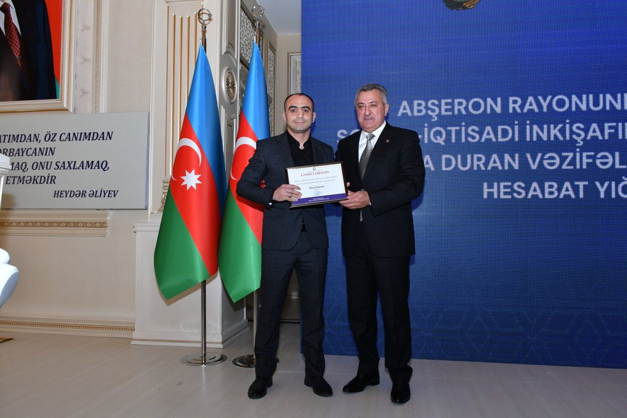 Abşeronda hesabat yığıncağı keçirildi - FOTOLAR