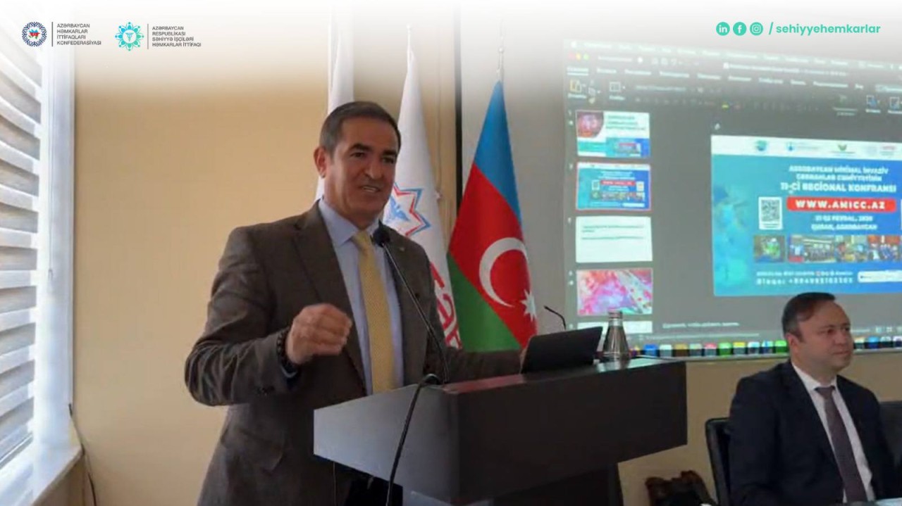 Səhiyyə İşçiləri Həmkarlar İttifaqı konfrans keçirdi - FOTOLAR