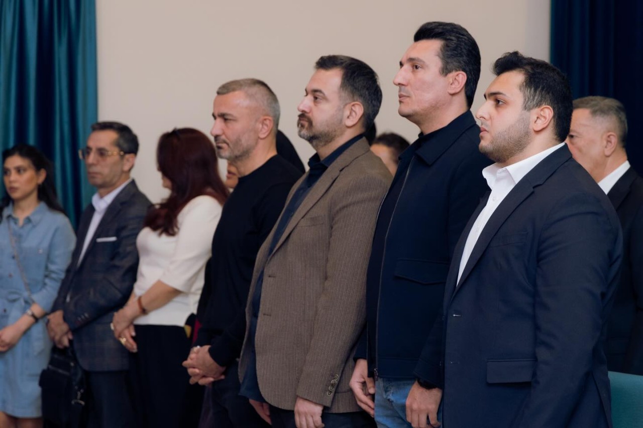 Qurban Qurbanov xanımı ilə tədbirə qatıldı - FOTOLAR