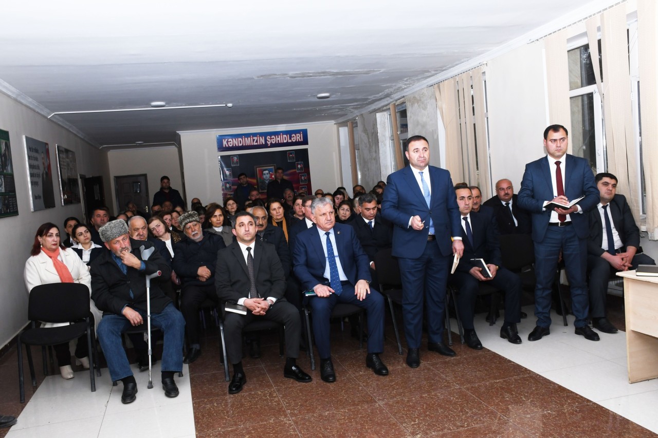 İcra başçısı Vaqif Həsənovun səyyar qəbul-görüşü keçirildi - FOTOLAR