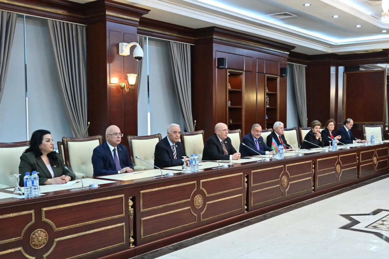 Milli Məclisdə Türkiyə parlamentariləri ilə görüş keçirilib - FOTO