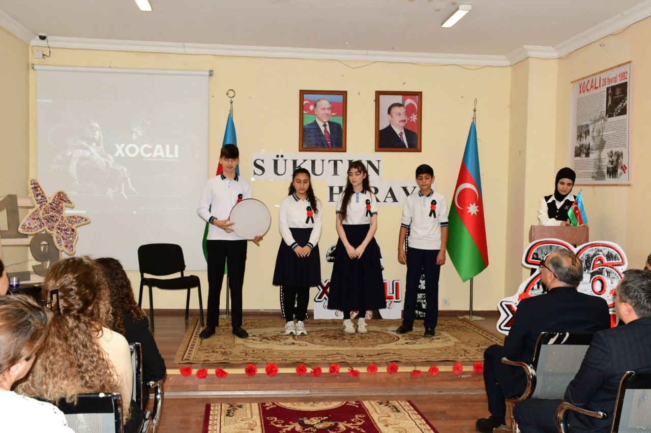 Xocalı faciəsinin 34-cü ildönümü qeyd olundu - FOTOLAR