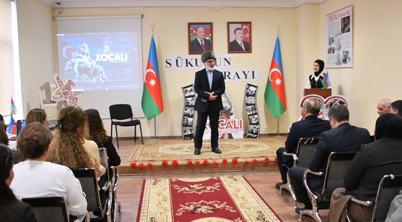 Xocalı faciəsinin 34-cü ildönümü qeyd olundu - FOTOLAR