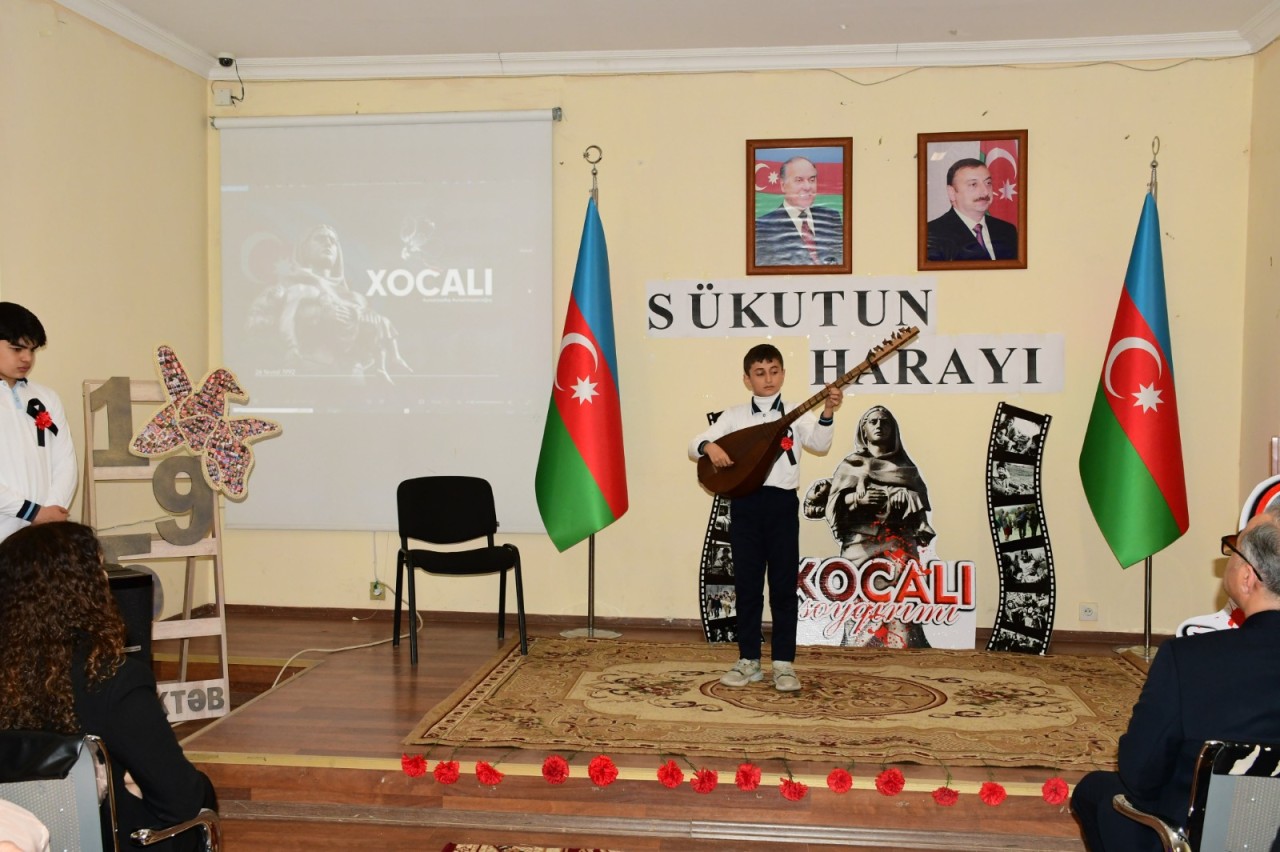 Xocalı faciəsinin 34-cü ildönümü qeyd olundu - FOTOLAR