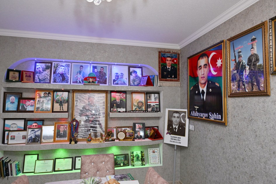 Leyla Əliyeva Vətən Müharibəsi Qəhrəmanının ailəsini ziyarət etdi - VİDEO+FOTOLAR