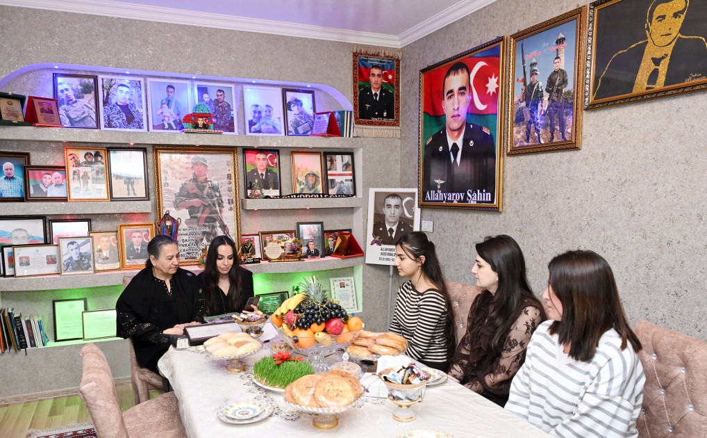 Leyla Əliyeva Vətən Müharibəsi Qəhrəmanının ailəsini ziyarət etdi - VİDEO+FOTOLAR