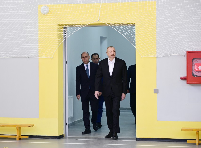 İlham Əliyev Lənkəranda açılış etdi - FOTOLAR