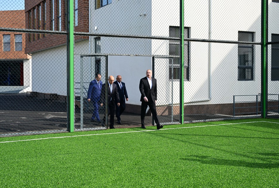 İlham Əliyev Lənkəranda açılış etdi - FOTOLAR