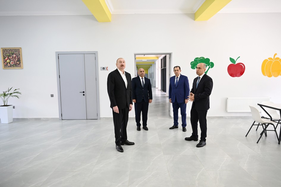 İlham Əliyev Lənkəranda açılış etdi - FOTOLAR