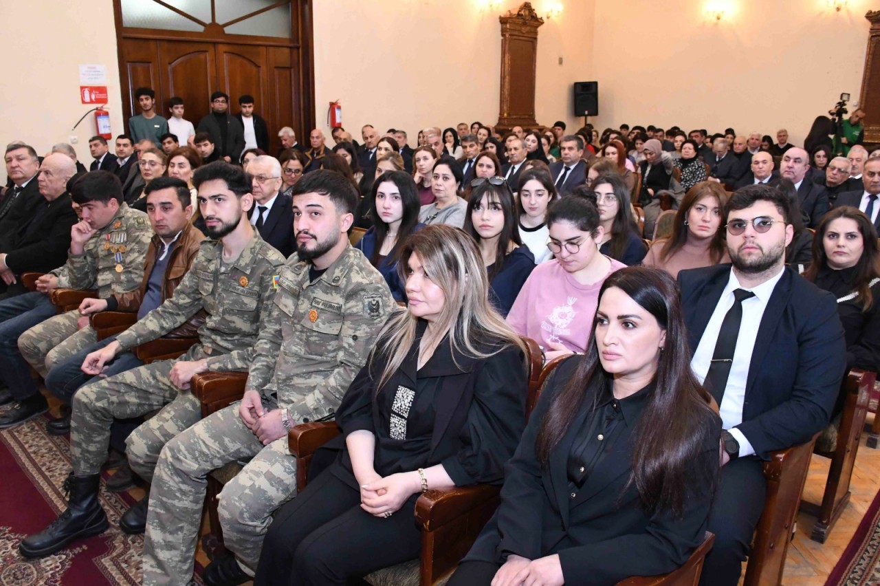 ADAU-da Xocalı soyqırımının 34-cü ildönümü qeyd olunub - FOTOLAR