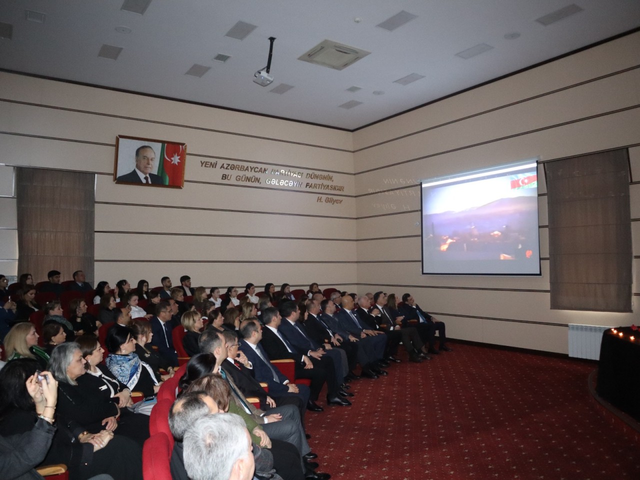 YAP Yasamal rayon təşkilatı Xocalı soyqırımının ildönümünə həsr olunmuş tədbir keçirdi - FOTOLAR