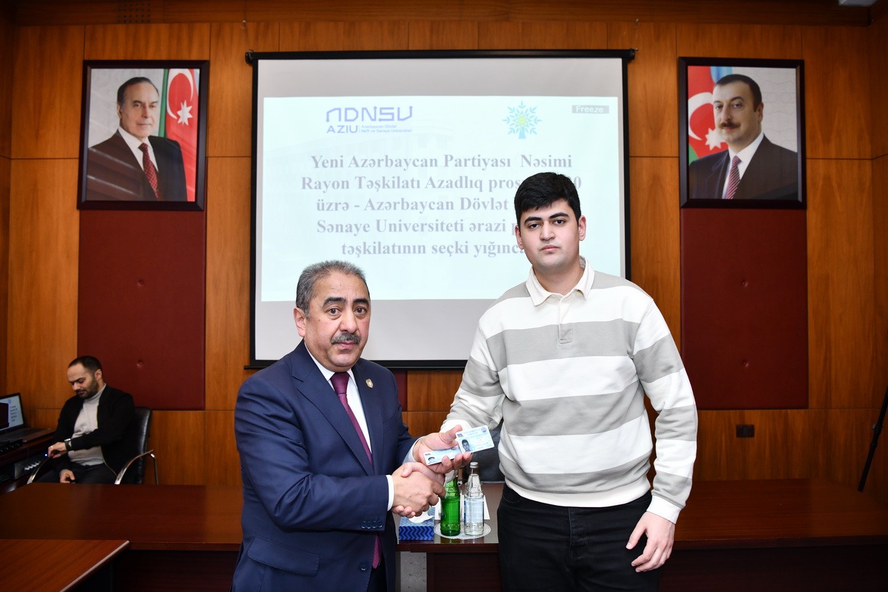 YAP Nəsimi rayon təşkilatı tələbələrlə görüş keçirdi - FOTOLAR