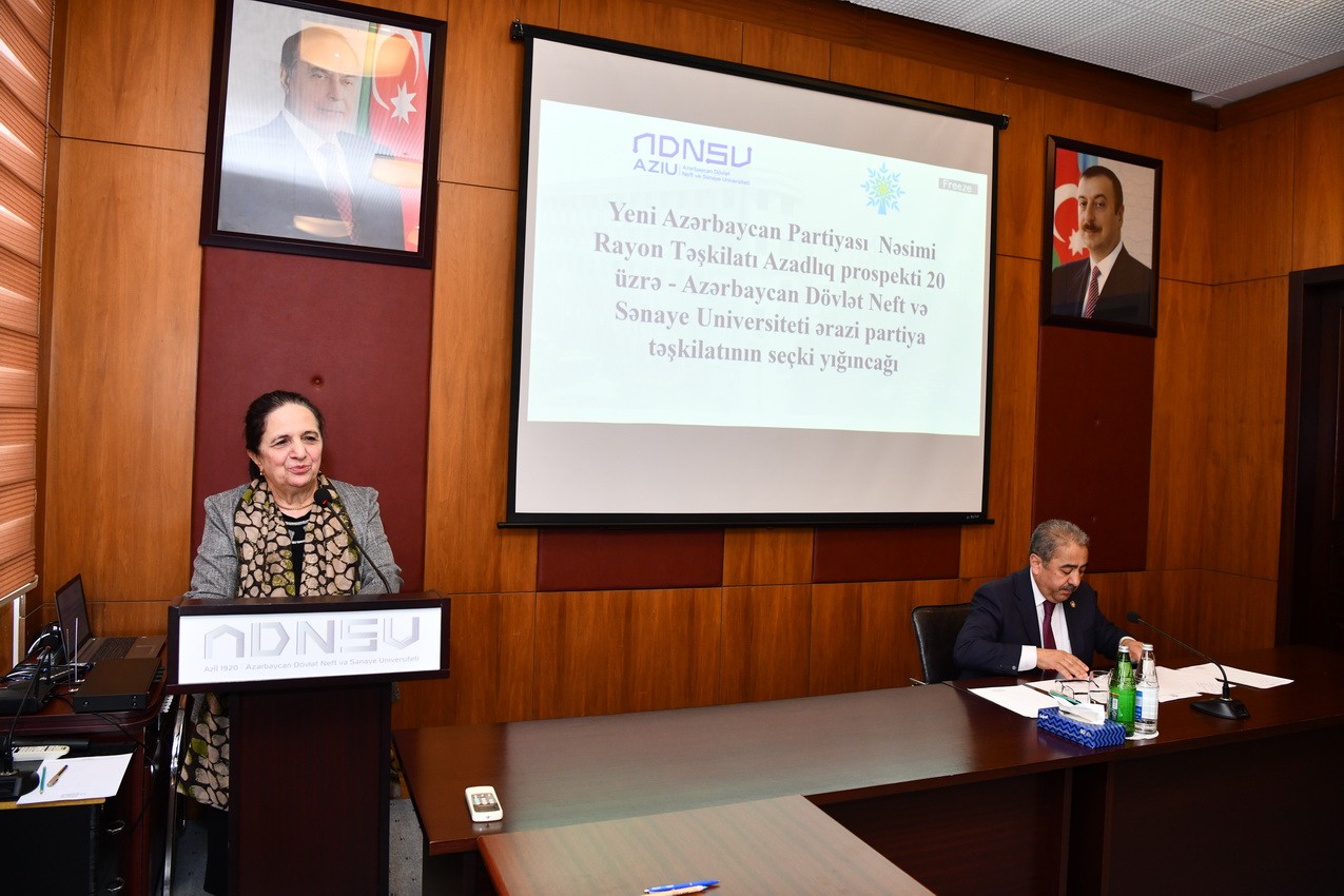 YAP Nəsimi rayon təşkilatı tələbələrlə görüş keçirdi - FOTOLAR