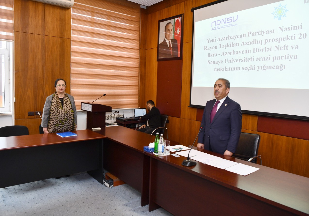 YAP Nəsimi rayon təşkilatı tələbələrlə görüş keçirdi - FOTOLAR