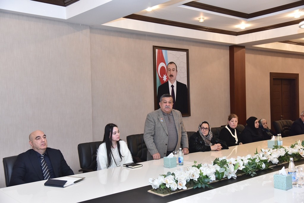 Nəsimi rayonunda Xocalı sakinləri ilə görüş keçirildi - FOTOLAR