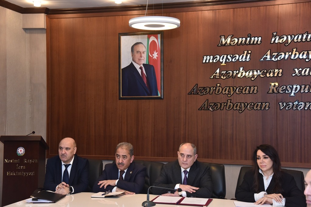 Nəsimi rayonunda Xocalı sakinləri ilə görüş keçirildi - FOTOLAR