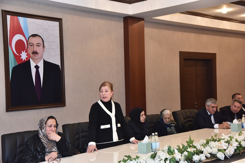 Nəsimi rayonunda Xocalı sakinləri ilə görüş keçirildi - FOTOLAR