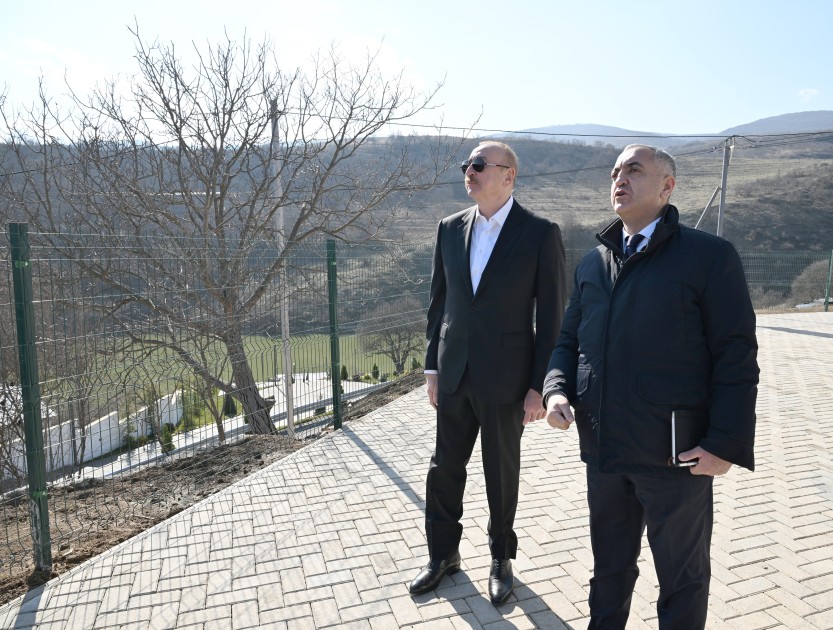 Prezident Xocalıya getdi - YENİLƏNİB (FOTOLAR)