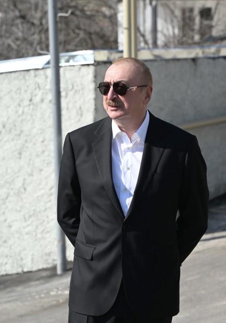 Prezident Xocalıya getdi - YENİLƏNİB (FOTOLAR)