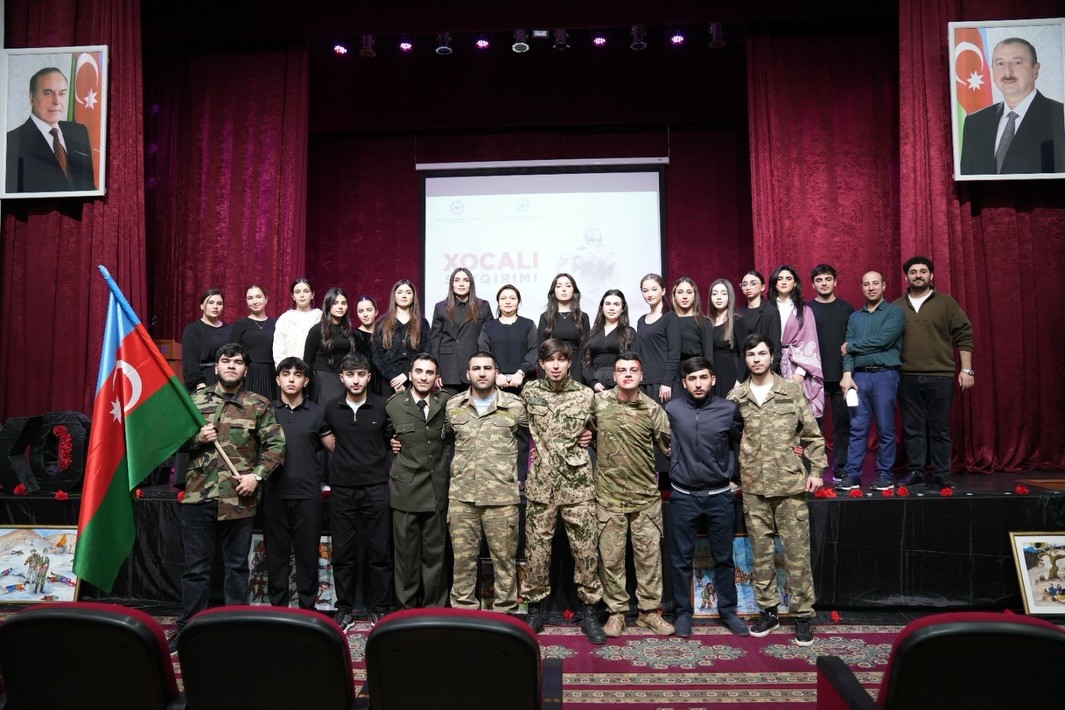 AƏSMA-da Xocalı qurbanlarının xatirəsi anıldı - FOTOLAR