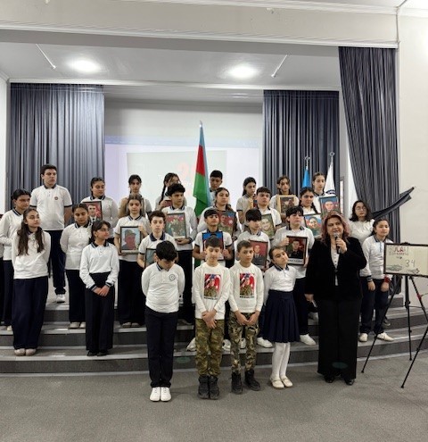 Nərimanovda Xocalı soyqırımının 34-cü ildönümü ilə əlaqədar tədbir keçirilib - FOTOLAR