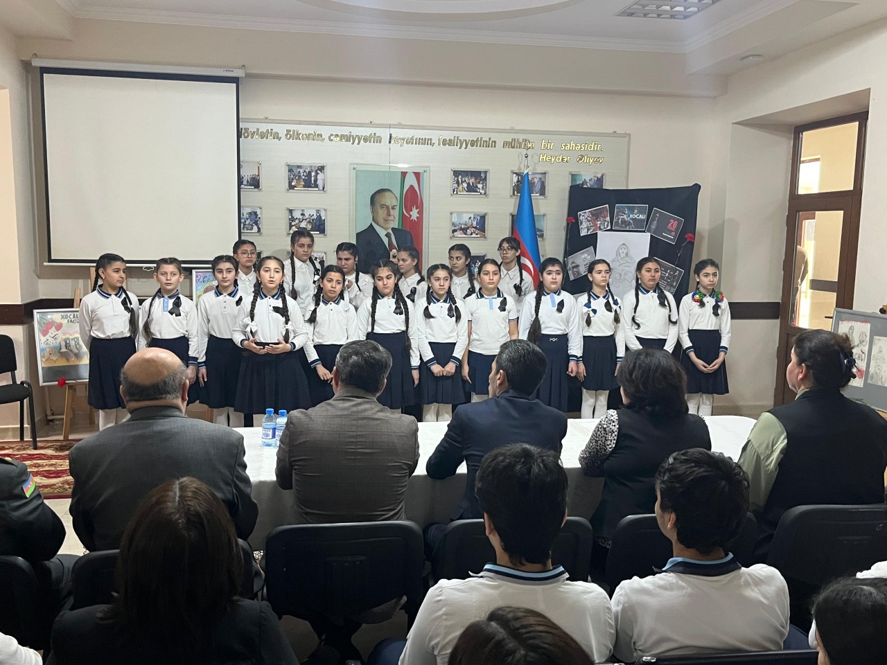 Xocalı soyqırımı qurbanlarının xatirəsi anıldı - FOTOLAR