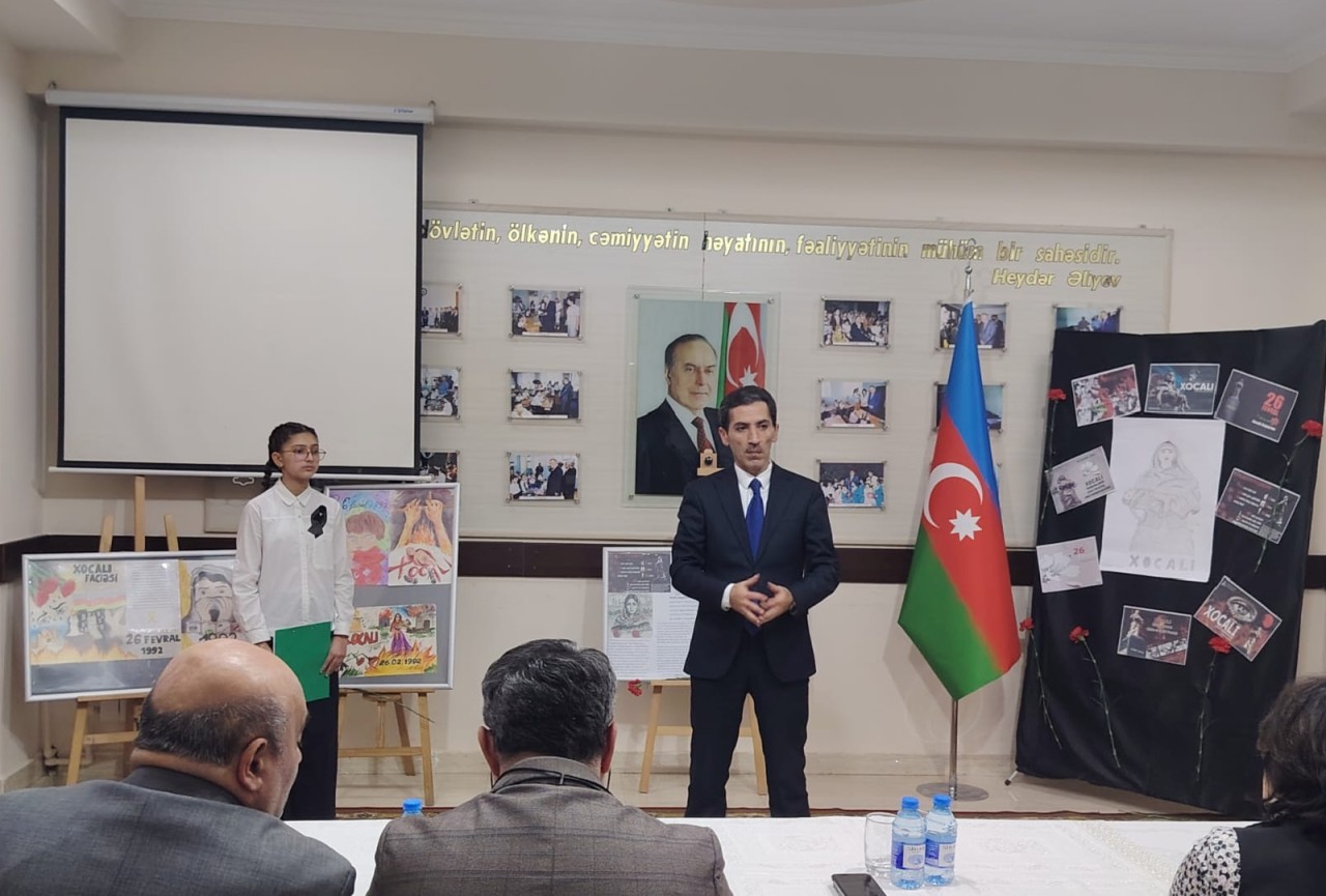 Xocalı soyqırımı qurbanlarının xatirəsi anıldı - FOTOLAR