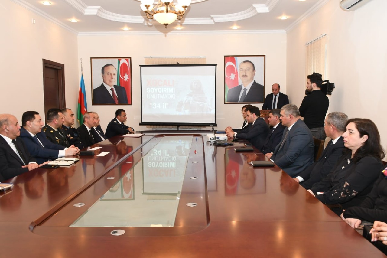 Xocalı soyqırımının ildönümü ilə əlaqədar tədbir keçirildi - FOTOLAR