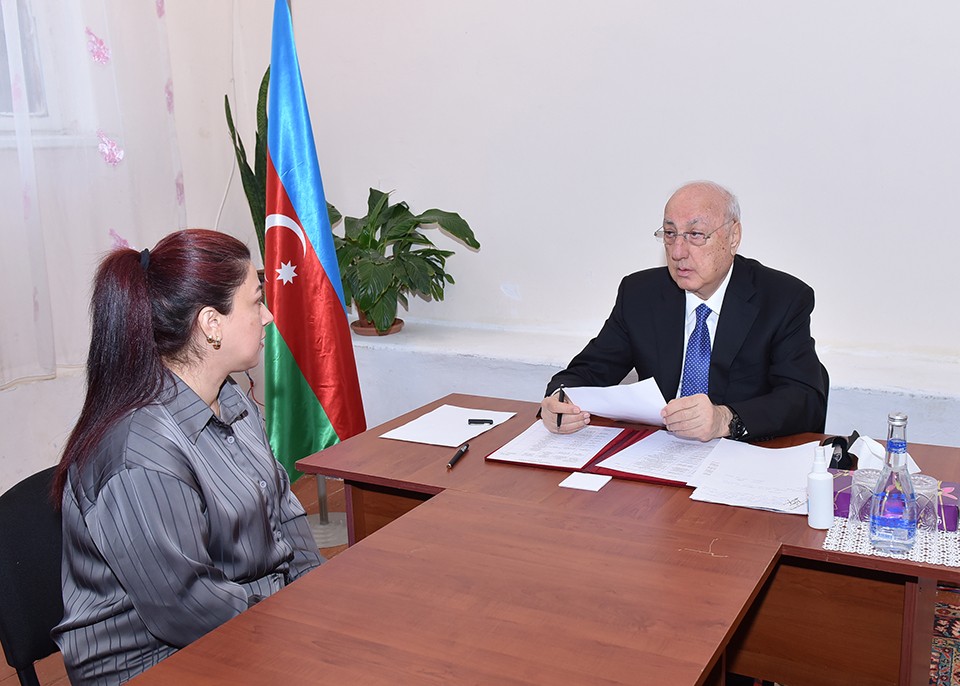 Zakir Fərəcov sakinlərlə görüşdü - FOTOLAR