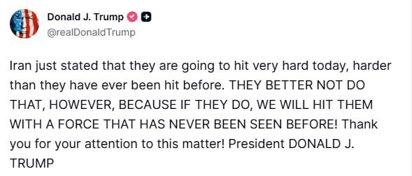 Trampdan İrana sərt xəbərdarlıq - FOTO