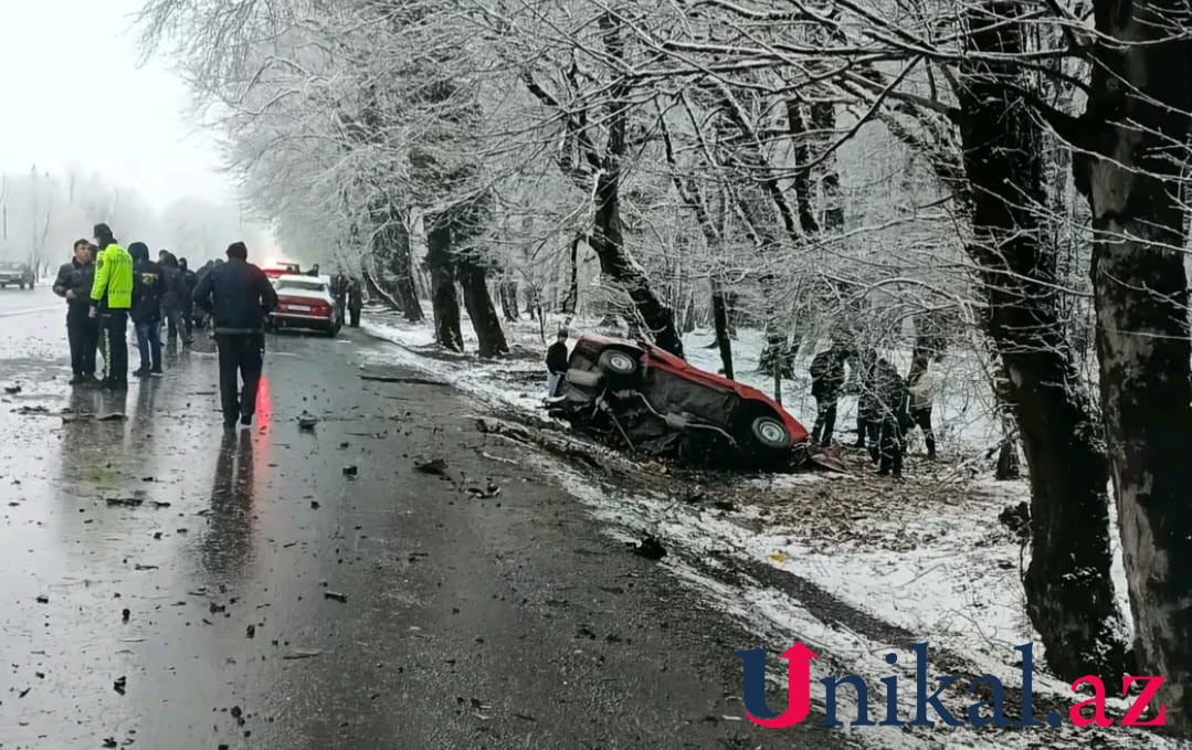 İsmayıllıda qəzada ölən ər-arvadın FOTOSU