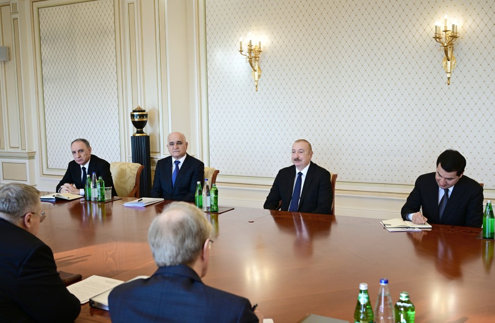 İlham Əliyev Aleksey Overçuku qəbul etdi - FOTOLAR