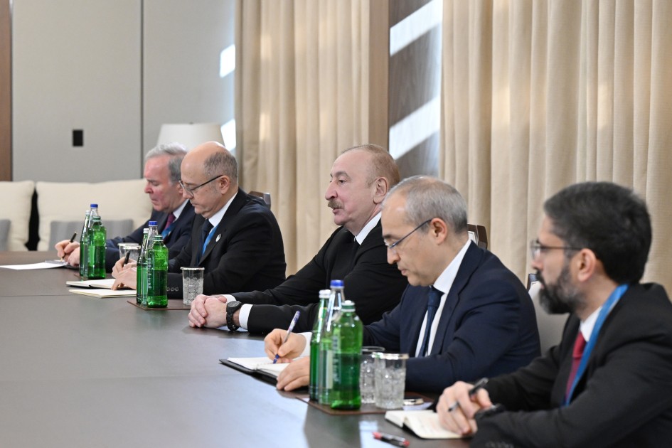 Prezident Avropa Komissiyasının enerji və mənzil siyasəti üzrə komissarını qəbul etdi - FOTOLAR