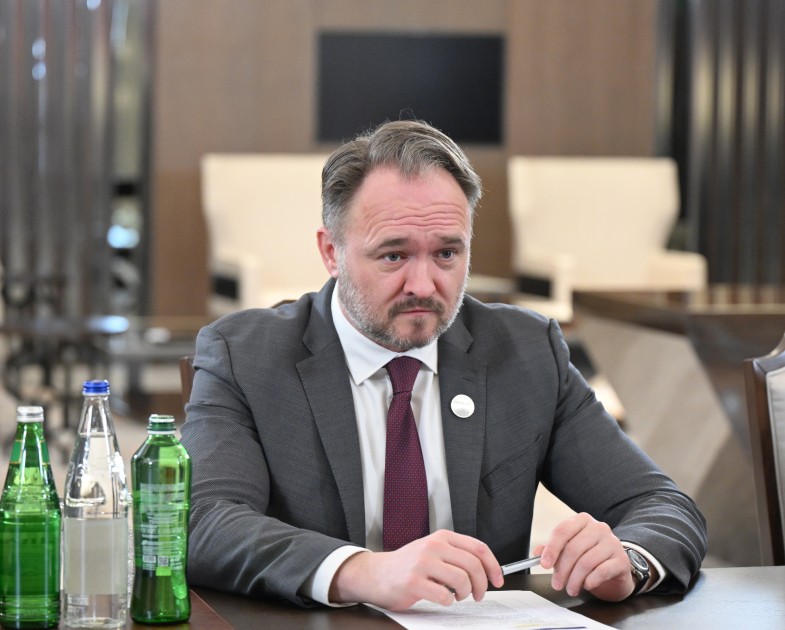 Prezident Avropa Komissiyasının enerji və mənzil siyasəti üzrə komissarını qəbul etdi - FOTOLAR