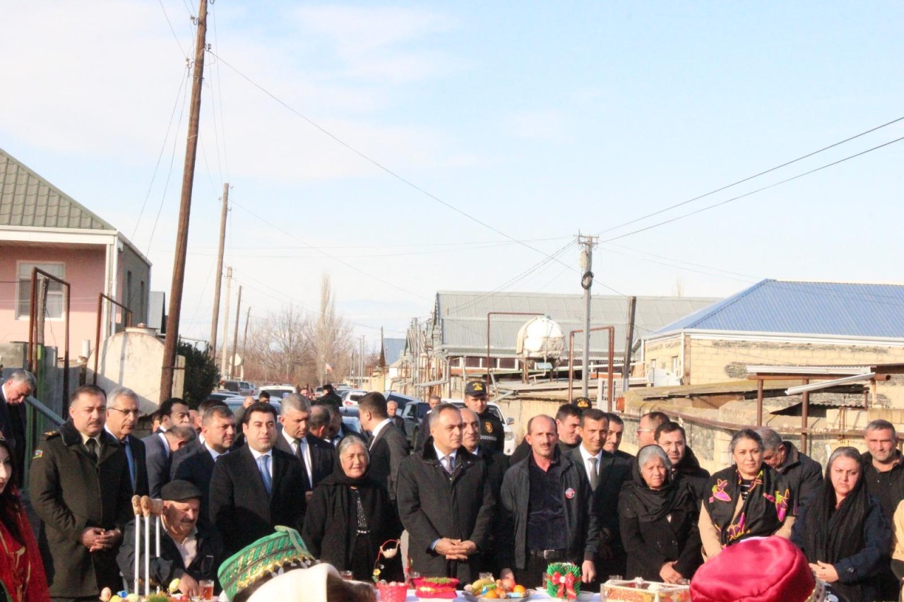 Goranboyda şəhid ailələri ilə birgə od çərşənbəsi qeyd edildi - FOTOLAR