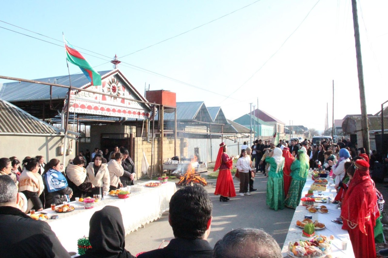 Goranboyda şəhid ailələri ilə birgə od çərşənbəsi qeyd edildi - FOTOLAR