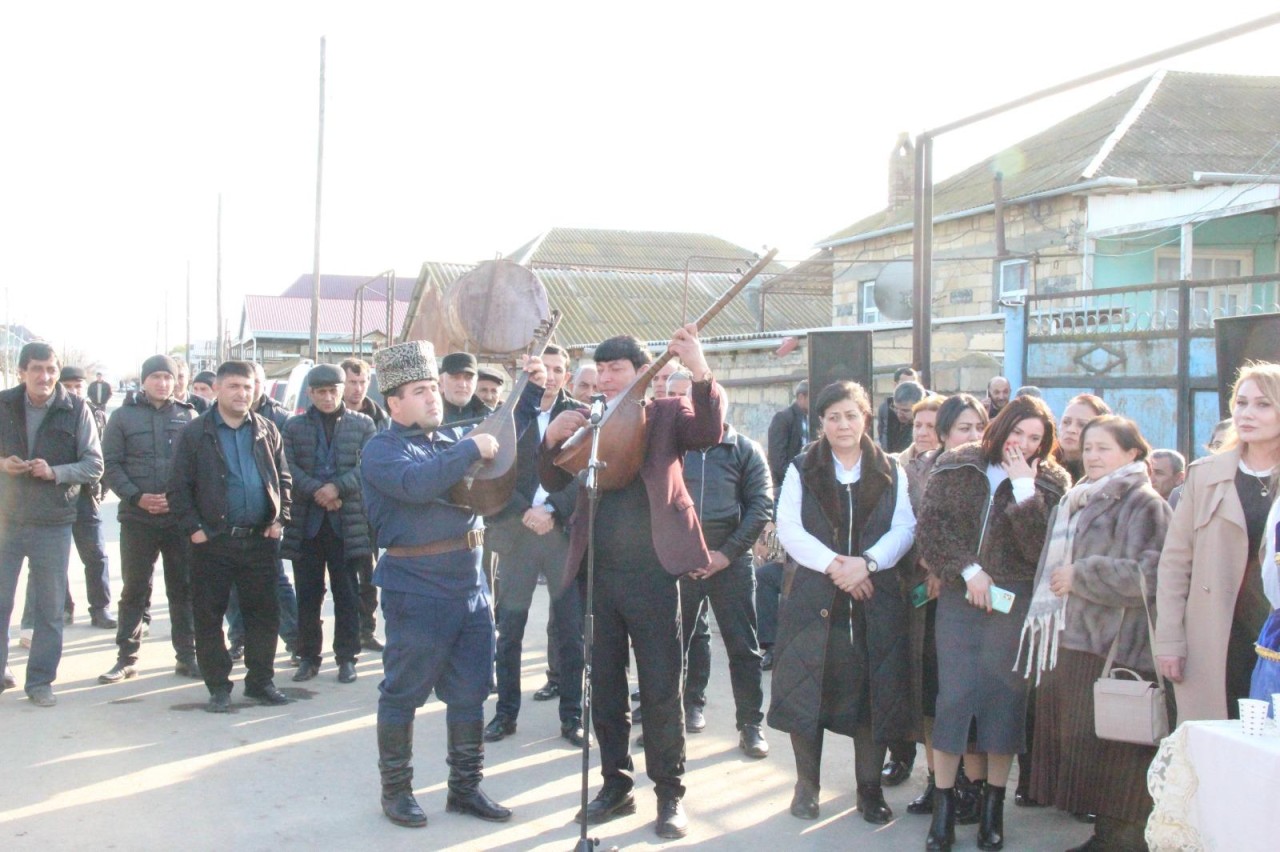 Goranboyda şəhid ailələri ilə birgə od çərşənbəsi qeyd edildi - FOTOLAR