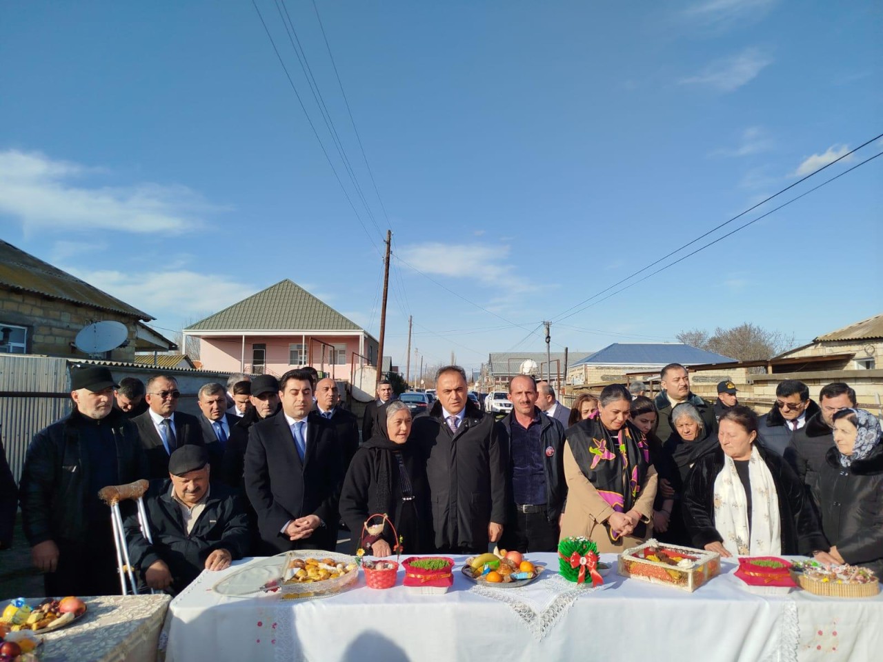 Goranboyda şəhid ailələri ilə birgə od çərşənbəsi qeyd edildi - FOTOLAR