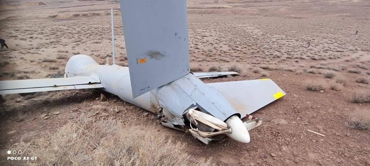 SEPAH İsrailə məxsus PUA-nı vurdu - FOTOLAR