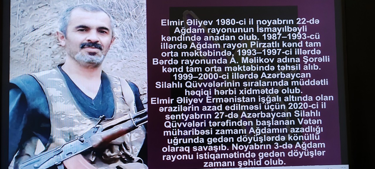 Ağdamda “Ayrılıqdan keçən yol” sənədli filminin təqdimat mərasimi baş tutub - FOTOLAR