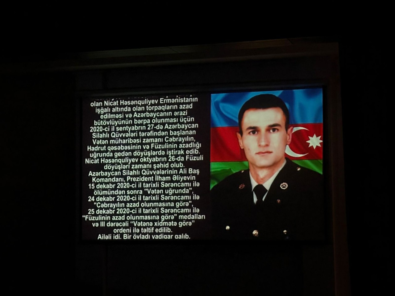 Ağdamda “Ayrılıqdan keçən yol” sənədli filminin təqdimat mərasimi baş tutub - FOTOLAR