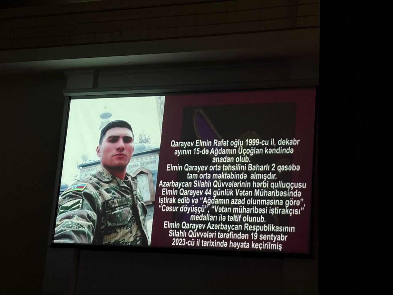 Ağdamda “Ayrılıqdan keçən yol” sənədli filminin təqdimat mərasimi baş tutub - FOTOLAR