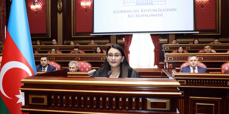 Yeni təyin olunmuş hakimlər Ali Məhkəmədə and içiblər - FOTOLAR